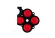 PSP 3000 Button Rubber Red
