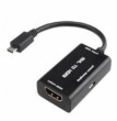 MHL TO HDMI ADAPTOR + MICRO USB PORT