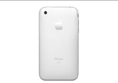 White back cover for iphone 3GS