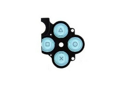 PSP 3000 Button Rubber Ice Blue