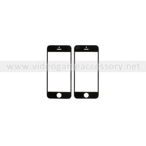 iPhone 5S Front Glass Cover Black 