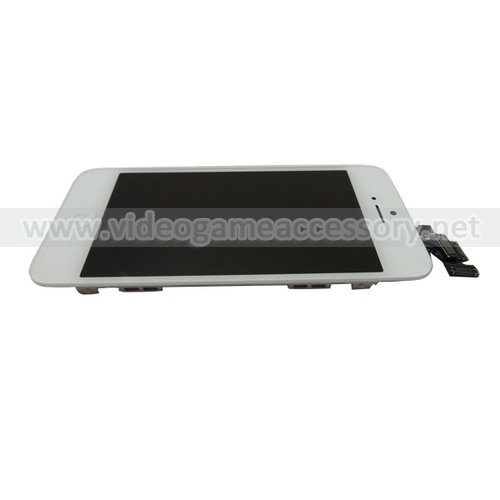 iPhone 5 LCD With Small Parts White-1 