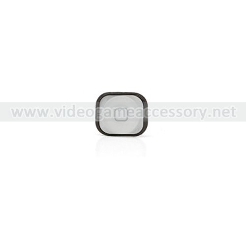 iPhone 5 Home Button with Rubber White 