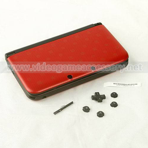 3DS XL Full Case Mario Red