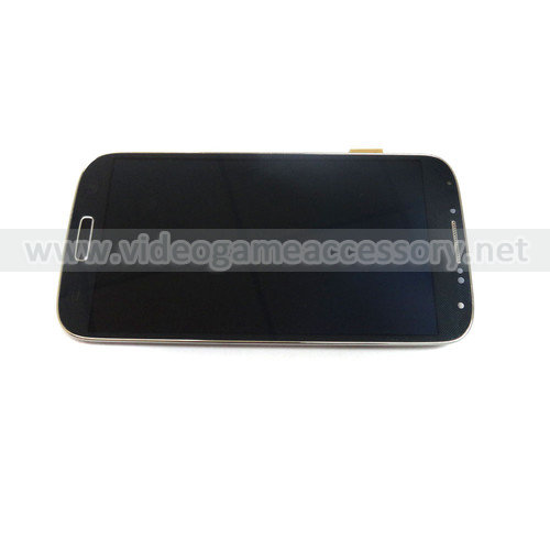 Samsung S4 I337 lcd digitizer assembly with frame black color