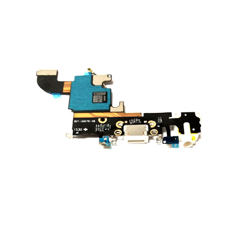 iphone 6S Charging Port Dock Flex Cable with Headphone Jack White