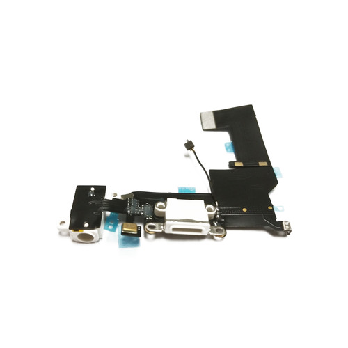iphone SE Charging Port with Headphone Jack and Microphone & Antenna Flex Cable White