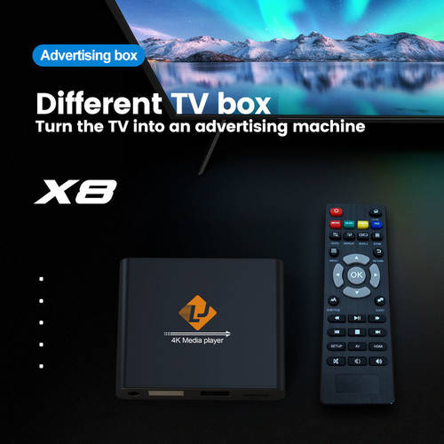 4k Media Player X8 Smart TV Box Android 6.0