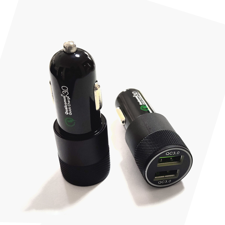 USB Car Charger CC003 Dual QC3.0 Power Adapter